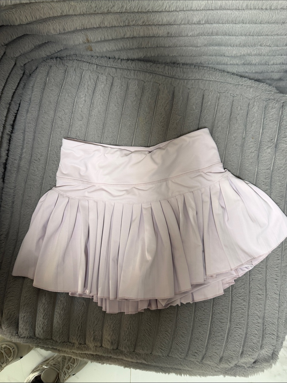 Women's Lavender Pleated Skater Skirt